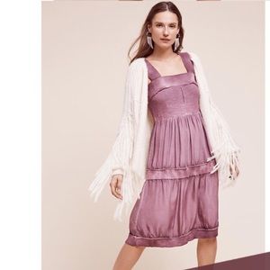 Anthropologie Silk and cotton dress